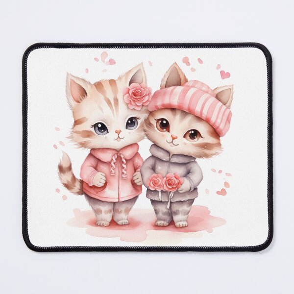 Item preview, Cute Valentine's Day Cat - Selection 6 designed and sold by ArtsyChaosArt.