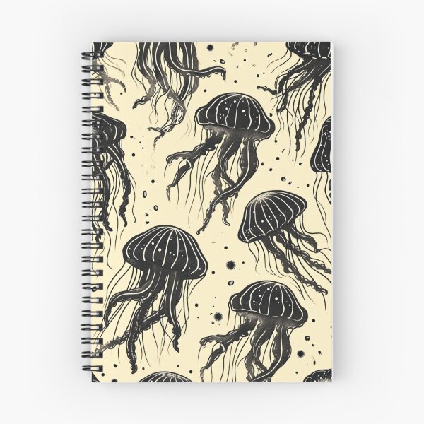 Item preview, Ethereal Jellyfish Dance - Vintage Nautical Illustration designed and sold by Nicholas Panek.