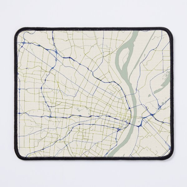 Item preview, St. Louis Missouri City Map - Hand-Drawn designed and sold by StylishStacks.