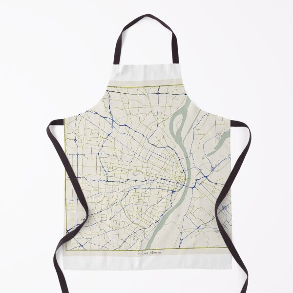 Item preview, St. Louis Missouri City Map - Hand-Drawn designed and sold by StylishStacks.