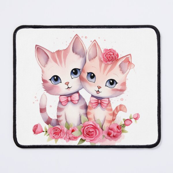 Item preview, Cute Valentine's Day Cat - Selection 10 designed and sold by ArtsyChaosArt.