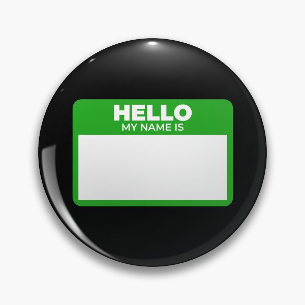 Item preview, Name Tag Super Size Green designed and sold by toodystark.