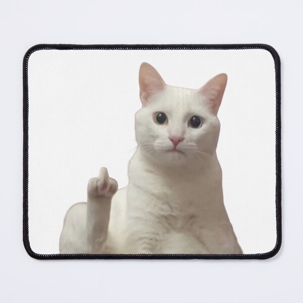 Item preview, Middle Finger Cat designed and sold by NicolasGlowArt.