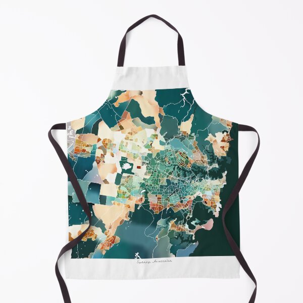 Item preview, Sydney Australia City Map - Lush Green designed and sold by StylishStacks.