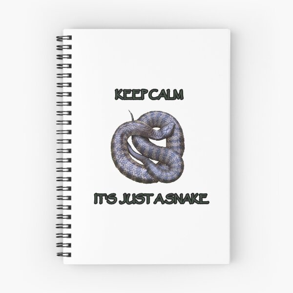 Item preview, Keep calm it's just a snake designed and sold by Spider-Seeker.