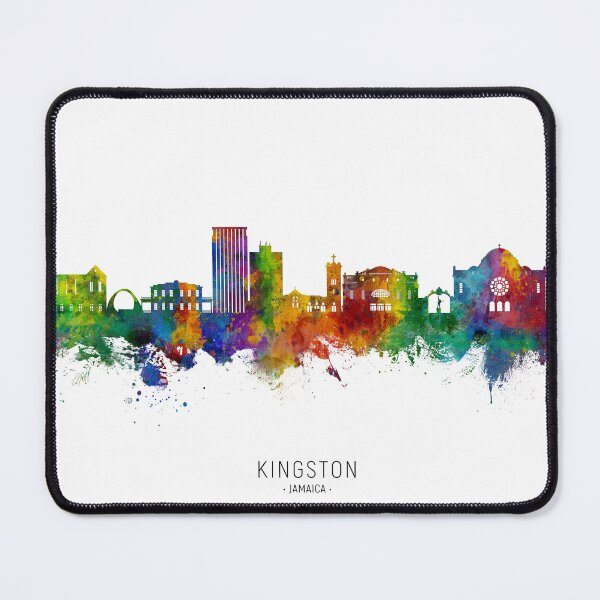 Item preview, Kingston Jamaica Skyline designed and sold by ArtPrints.