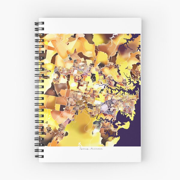 Item preview, Sydney Australia City Map - Golden Yellow designed and sold by StylishStacks.