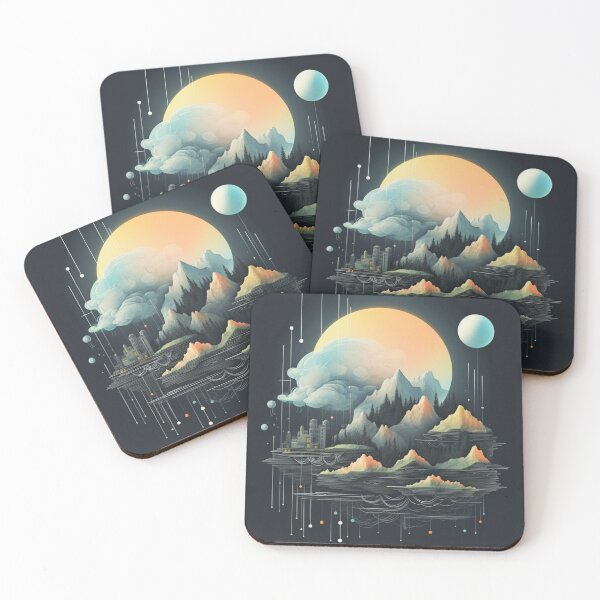 Item preview, futuristic MOON designed and sold by matchymatchy.