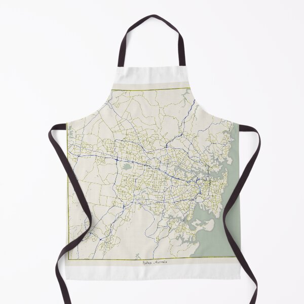 Item preview, Sydney Australia City Map - Hand-Drawn designed and sold by StylishStacks.