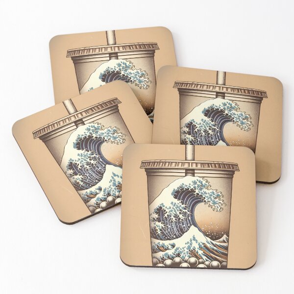 Item preview, Great Wave Boba - Great Wave off Kanagawa Boba tea designed and sold by Kevin-PR.