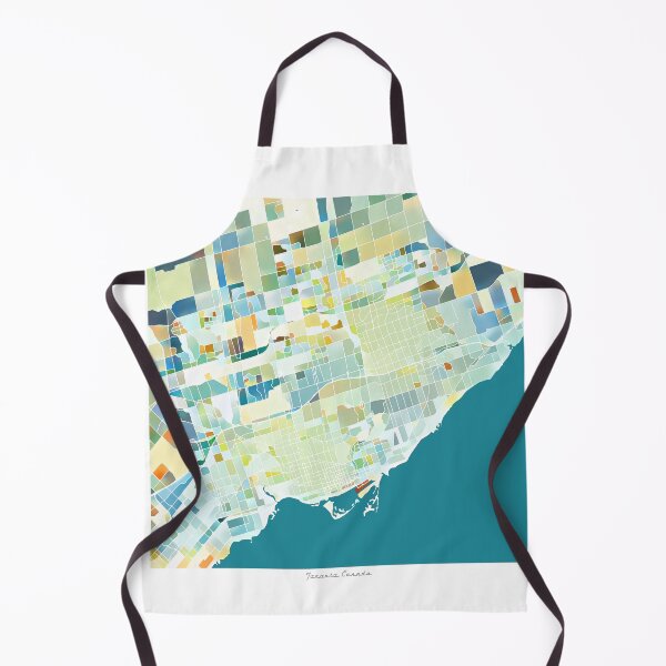 Item preview, Toronto Canada City Map - Pastel Color Scheme designed and sold by StylishStacks.