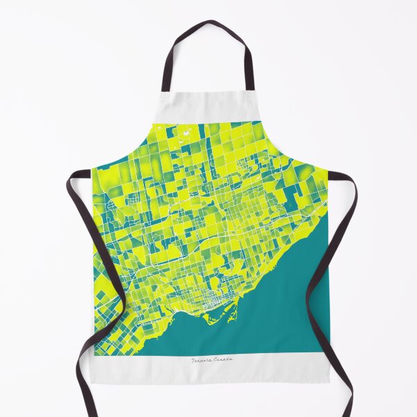 Item preview, Toronto Canada City Map - Green-Yellow Duotone designed and sold by StylishStacks.