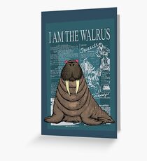 I Am the Walrus Greeting Card