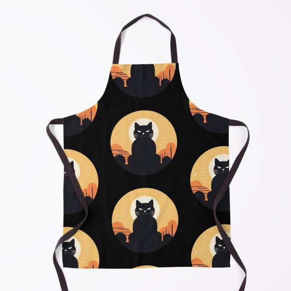 Item preview, black cat by the sunset designed and sold by matchymatchy.