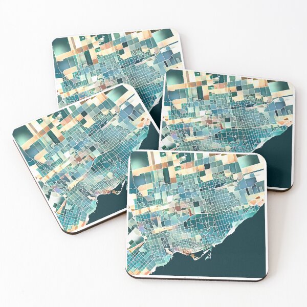 Item preview, Toronto Canada City Map - Lush Green designed and sold by StylishStacks.