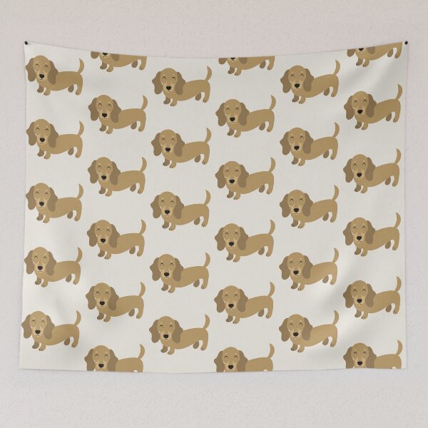 Item preview, Beige Dachsund designed and sold by lollydesigned.