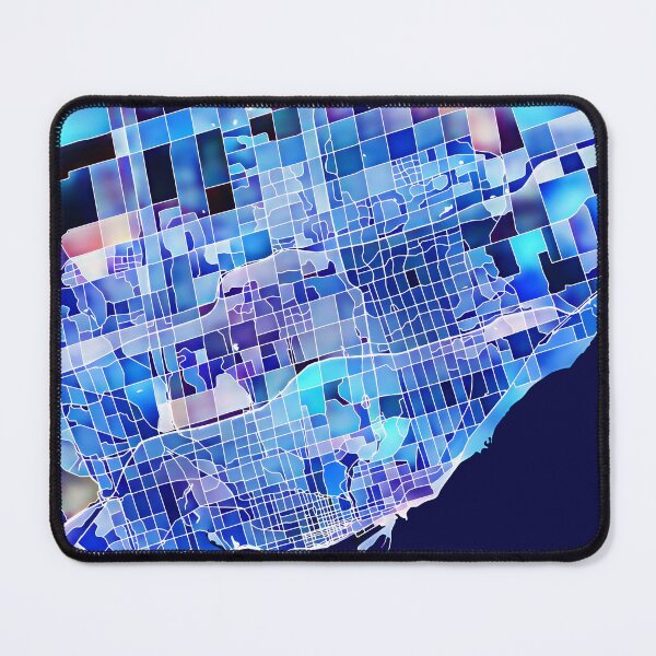 Item preview, Toronto Canada City Map - Marine Blue designed and sold by StylishStacks.