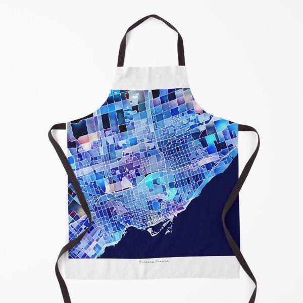Item preview, Toronto Canada City Map - Marine Blue designed and sold by StylishStacks.