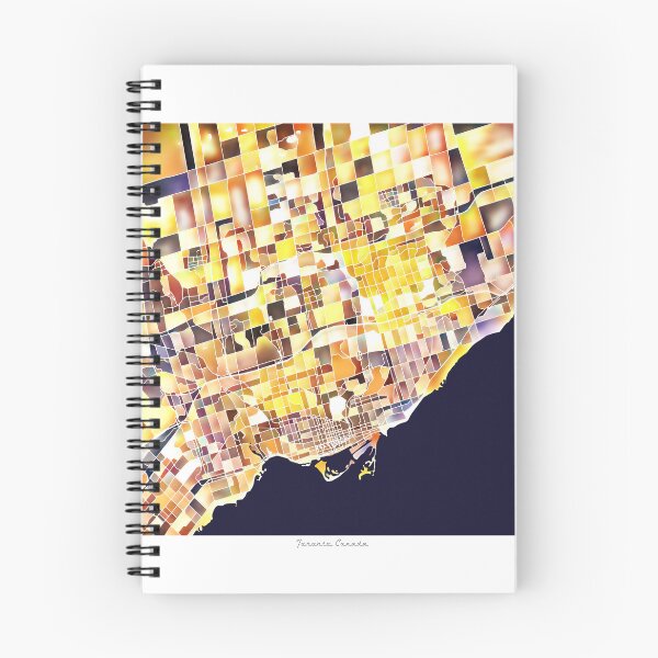 Item preview, Toronto Canada City Map - Golden Yellow designed and sold by StylishStacks.