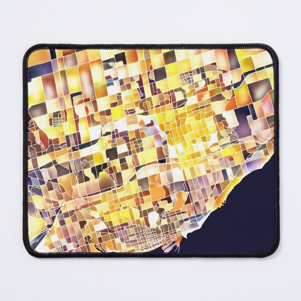 Item preview, Toronto Canada City Map - Golden Yellow designed and sold by StylishStacks.