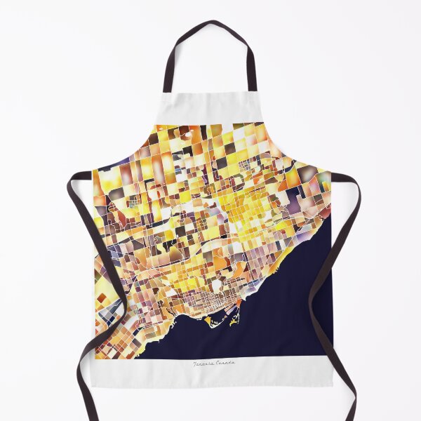 Item preview, Toronto Canada City Map - Golden Yellow designed and sold by StylishStacks.