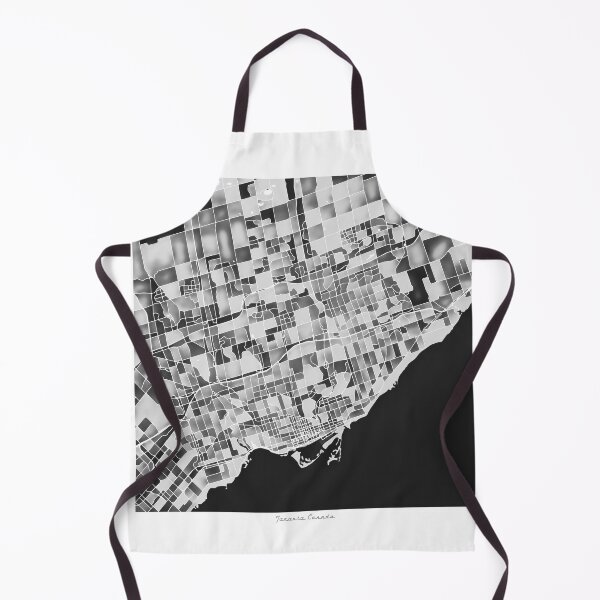 Item preview, Toronto Canada City Map - Black and White Monochrome designed and sold by StylishStacks.