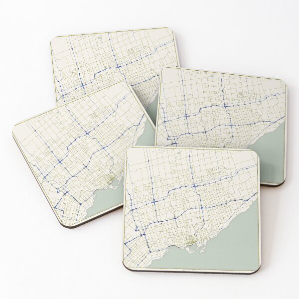 Item preview, Toronto Canada City Map - Hand-Drawn designed and sold by StylishStacks.