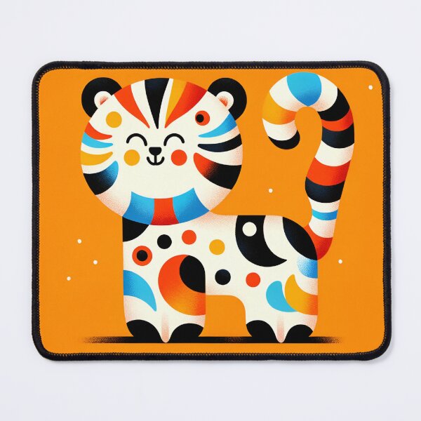 Item preview, Kaleidoscopic Tiger Cub Baby Abstract Colorful Image designed and sold by Kevin-PR.