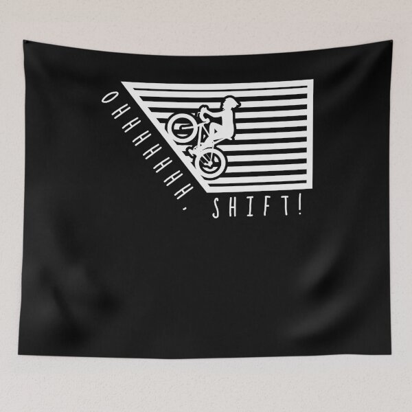 Item preview, Ohhhhh Shift T-Shift Funny Biking Cycling Bicycle Tee designed and sold by Kieran Abbott.
