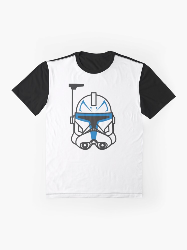 Imagen 4 de 5, Camiseta gráfica con la obra Soldado clon Rex - Legión 501 Fase 2, diseñada y vendida por SurtonDesign.