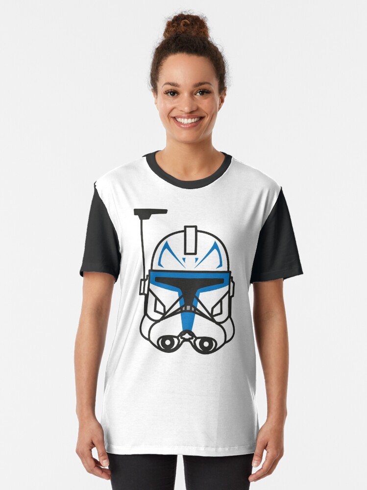 Imagen 2 de 5, Camiseta gráfica con la obra Soldado clon Rex - Legión 501 Fase 2, diseñada y vendida por SurtonDesign.
