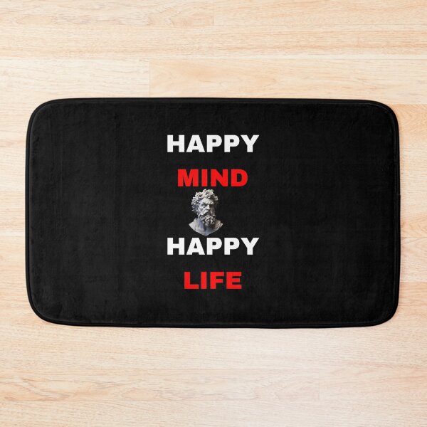 Item preview, happy mind happy life Motivational Quote designed and sold by SMARTKIT  DESIGNAGENCY.