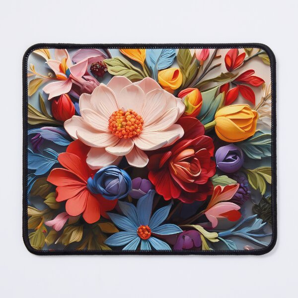 Item preview, Enchanted Bloom A Digital Tapestry of Nature's Brilliance designed and sold by purrfect pattern.
