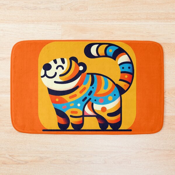 Item preview, Abstract Feline Whimsy Baby Abstract Colorful Image designed and sold by Kevin-PR.