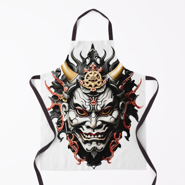 Item preview, Japanese oni mask designed and sold by AIOSG.