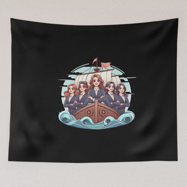 Item preview, Girls Cruise - Girls Gone Cruising designed and sold by GalaxyGraffiti.