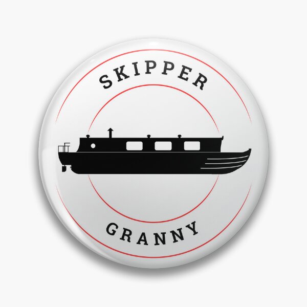 Item preview, Skipper Granny (blk-red) designed and sold by canal-arts.