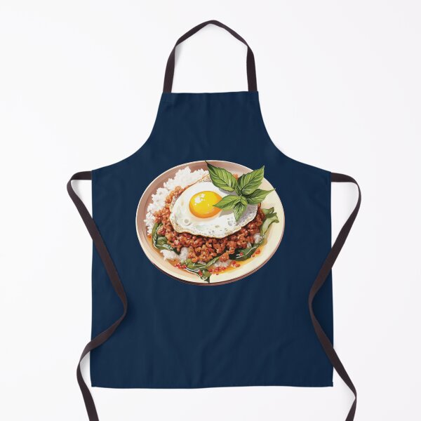 Item preview, Spicy Thai Basil Chicken With Rice And Egg designed and sold by Alicia Chee.