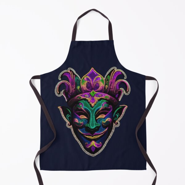 Item preview, Green neon jester sticker mask (unmade). designed and sold by MirBer.