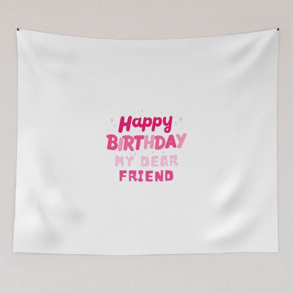 Item preview, Happy Birthday My Dear friend designed and sold by ridnaledesigner.