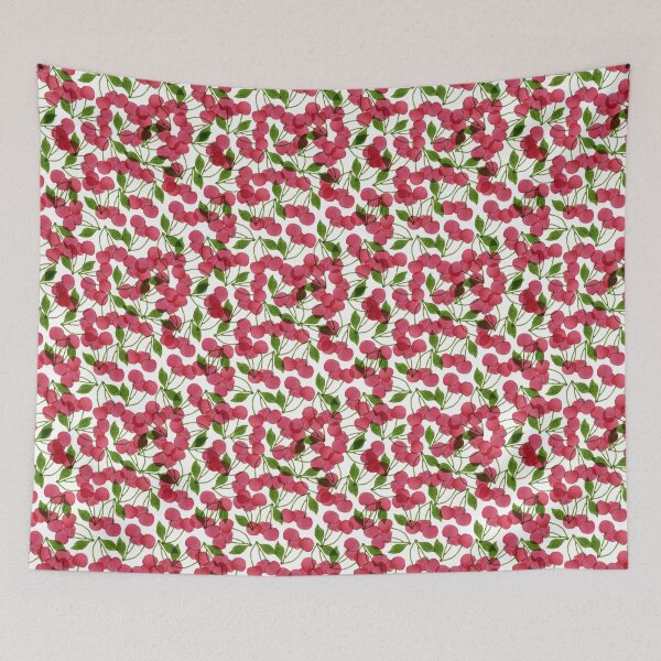 Item preview, Watercolor ripe cherry designed and sold by VadimFromm.