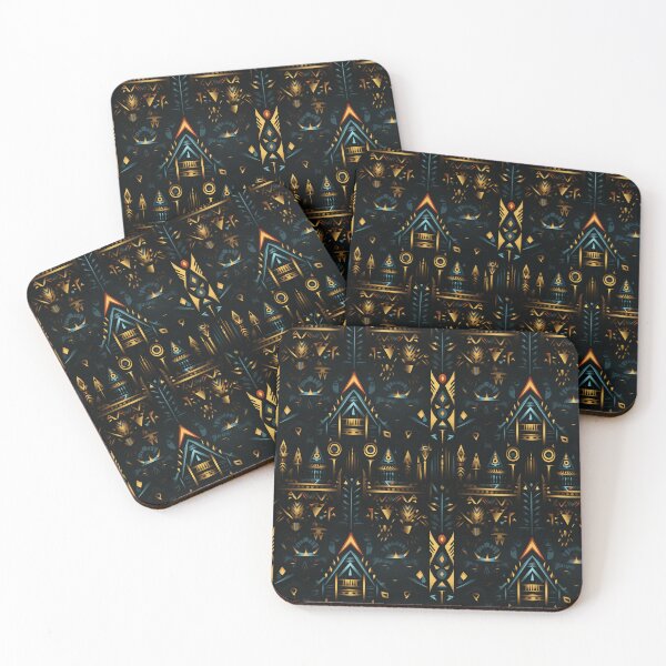 Item preview, Dark Tribal Pattern designed and sold by Sototos® ⭐⭐⭐⭐⭐.