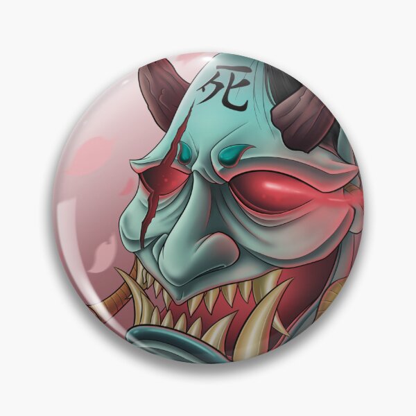 Item preview, Hannya mask designed and sold by SeshbrowArt.