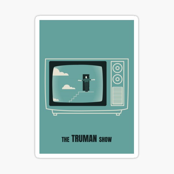 Vista previa del artículo con la obra «La escena final del show de Truman», diseñado y vendido por studioCake.