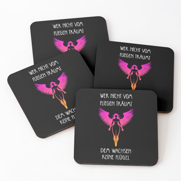 Item preview, If you don't dream of flying, you won't grow wings. Saying in German - makes sense designed and sold by Pflugart.