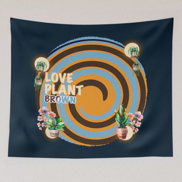 Item preview, Plant Flower Geometric Brown #88 designed and sold by Pawimon.