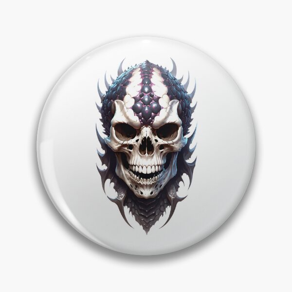 Item preview, Bone warlike skull covered with scales designed and sold by MadinaFatt.