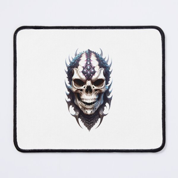 Item preview, Bone warlike skull covered with scales designed and sold by MadinaFatt.