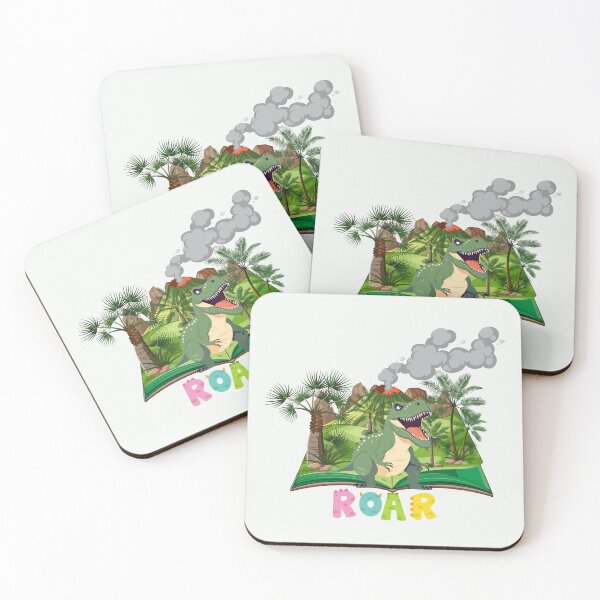 Item preview, ROAR Rawr Dino Dinosaur Cute and Angry Art designed and sold by maypp.