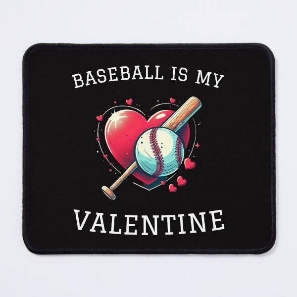 Item preview, Baseball is My Valentine designed and sold by HeadTurningArt.